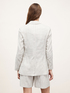 Linen-blend pinstripe blazer jacket image number 1