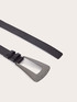 Belt with geometric buckle image number 2