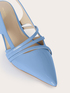 Slingback pumps with straps and kitten heel image number 3