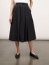 Circle skirt with split pleats image number 0