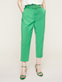 High-waisted trousers with belt image number 2