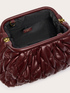 Quilted clutch with chain shoulder strap image number 4