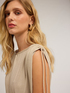 Rochie midi din jerseu lurex image number 3