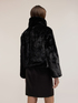 Reversible faux fur effect jacket image number 1
