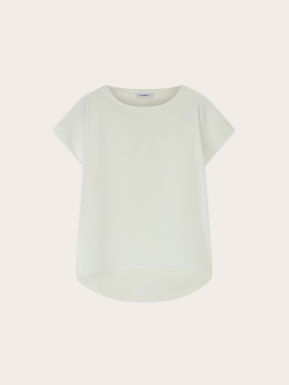 Two-material T-shirt