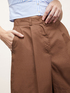 Poplin bermuda shorts with pleats image number 2