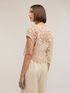 Blusa corta in pizzo image number 1