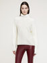 Ribbed knit sweater with studs image number 0