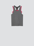 Fitness tank top with inner top image number 3