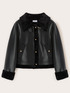 Jacke mit Shearling-Effekt und Kn&ouml;pfen image number 4
