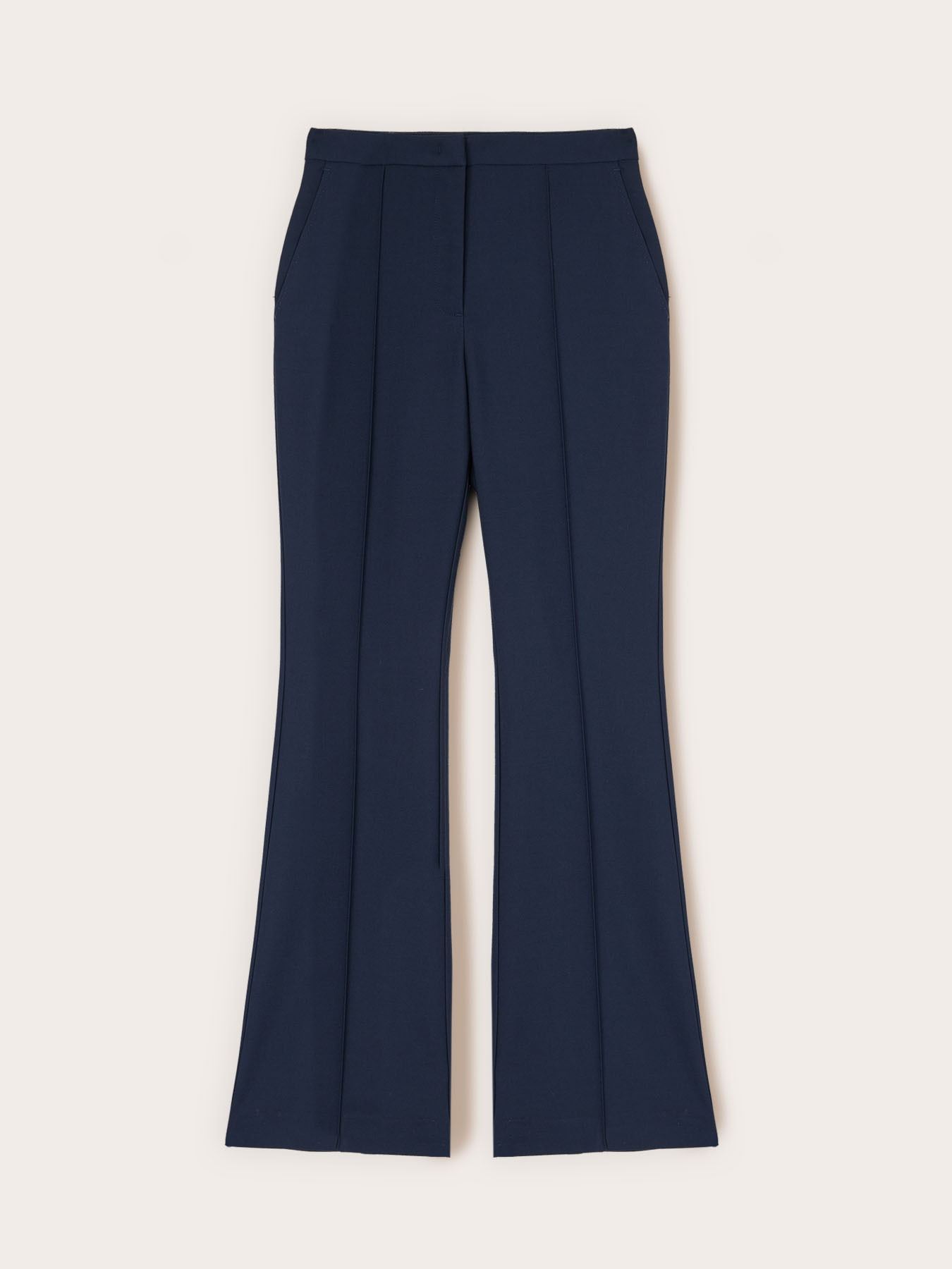 Bootleg trousers in polyviscose image number 3