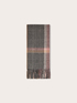 Checked scarf with fringing image number 1