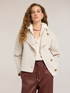 Pea coat with asymmetric closure image number 2