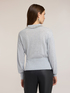 Wool blend polo sweater with ribbed trims image number 1