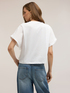 T-shirt with lace inserts image number 1