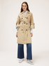 Zweireihiger Trenchcoat, weite &Auml;rmel image number 0