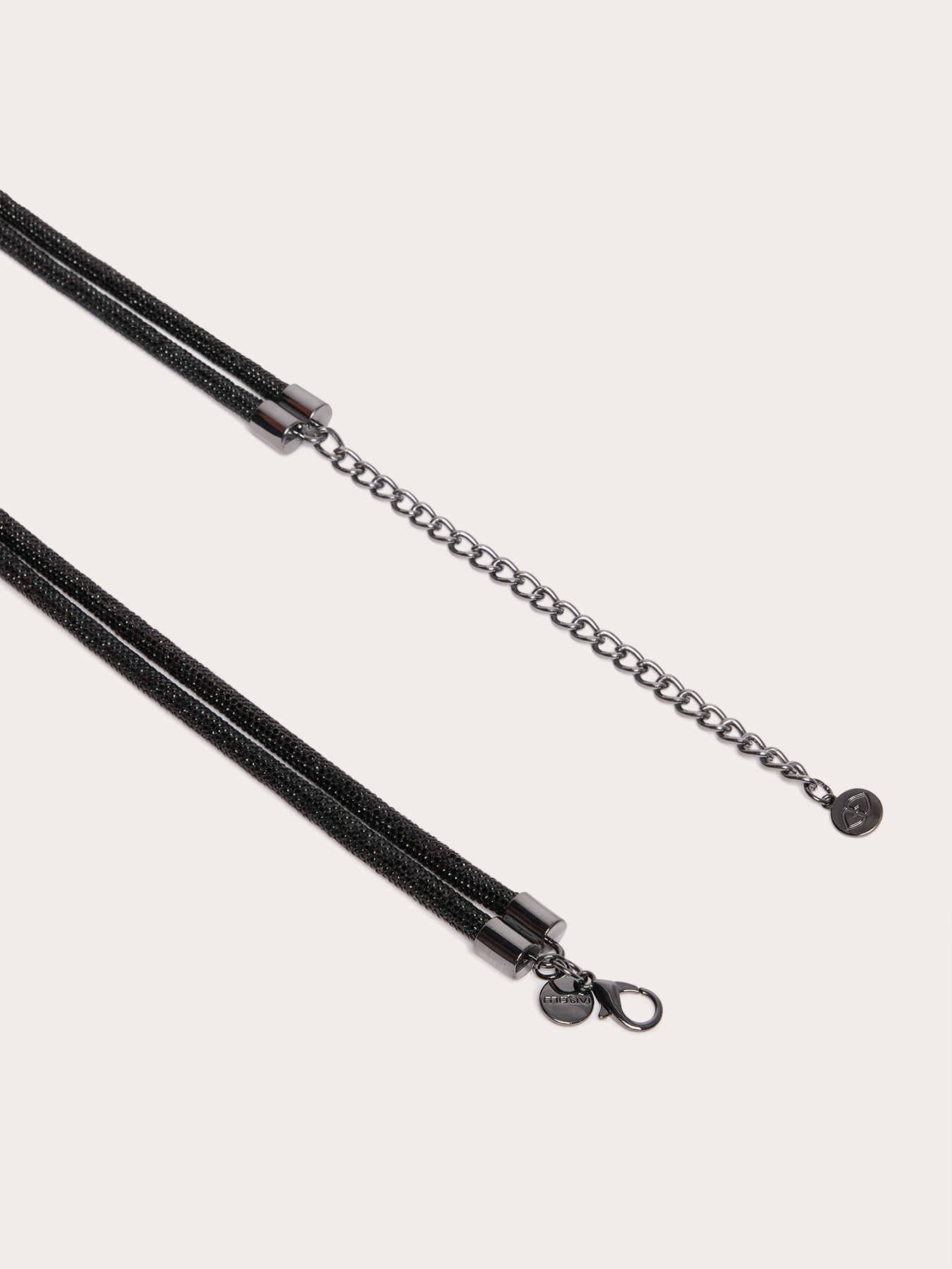 Chain belt with knot and micro crystals image number 2