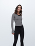 Rounded neckline sweater image number 2