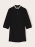 Kleid aus Milano-Strick mit besticktem Kragen image number 4