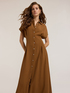 Langes Hemdblusenkleid aus Viskose image number 2