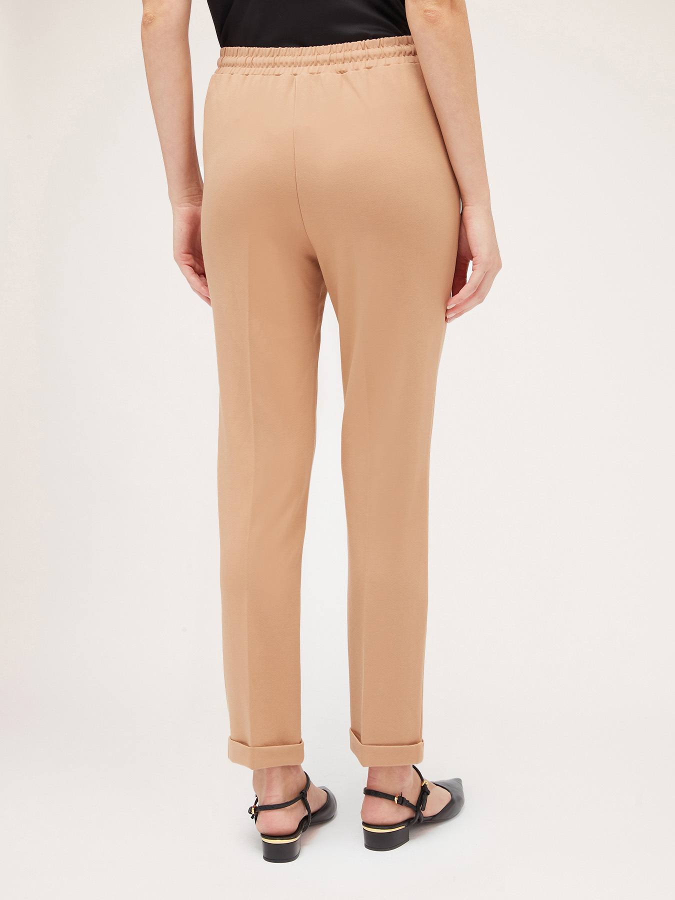 Pantaloni jogging cu pliu călcat image number 1