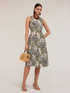 Vestito flare fantasia jungle image number 0