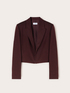 Chaqueta corta mezcla de lino image number 4