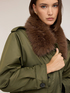 Bomber in nylon con collo removibile image number 3