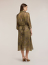 Robe chemisier en satin imprim&eacute; image number 1