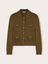 Knit cardigan with pockets image number 4