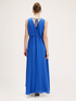 Long dress with pleated bodice image number 1