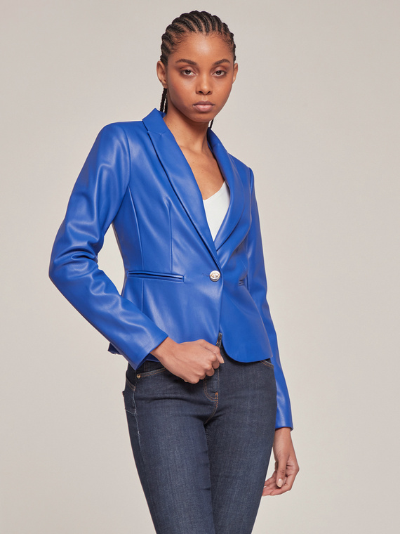 Motivi Blazer effetto pelle Donna