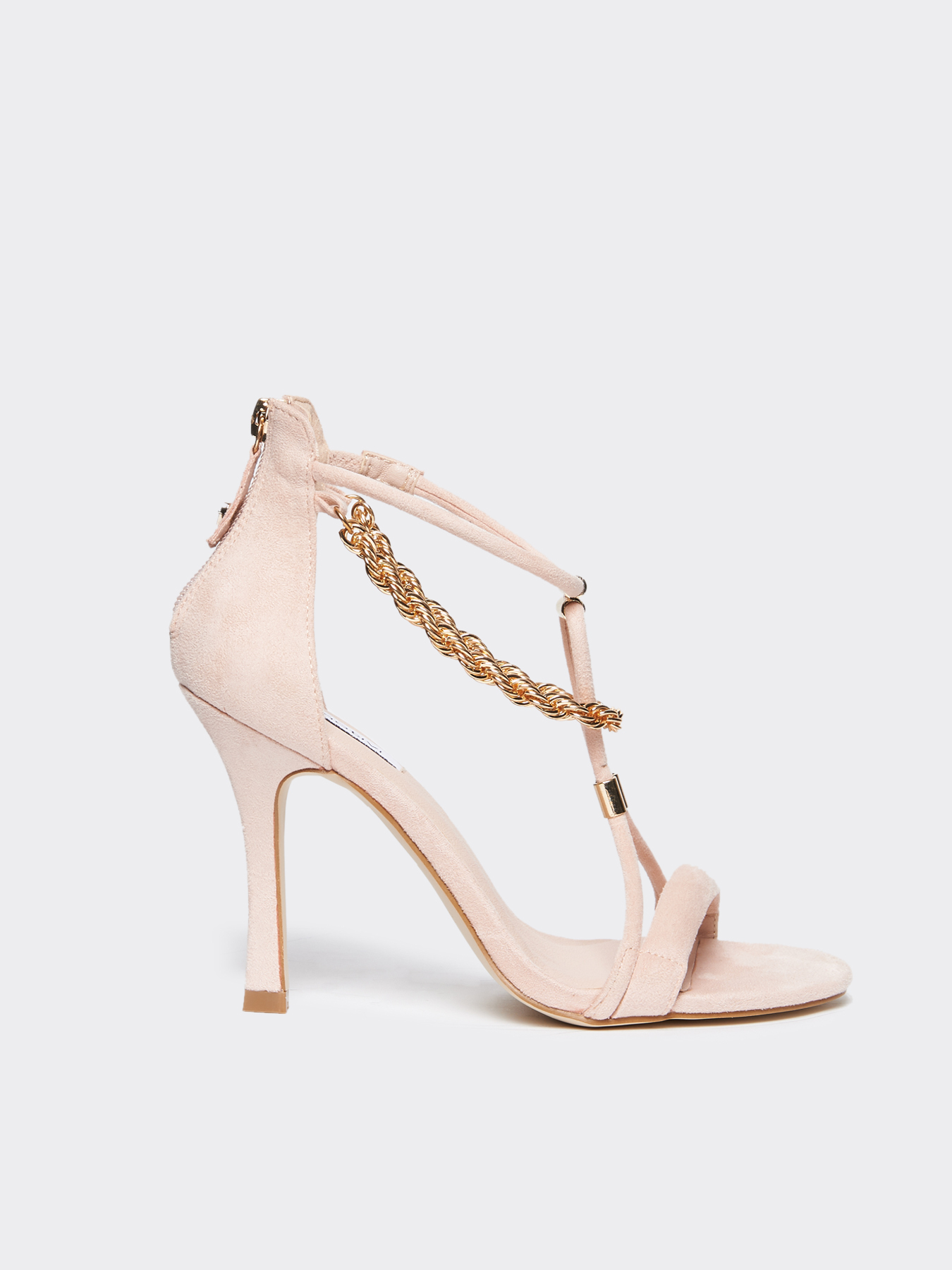 Sandales effet suède avec chaîne image number 1