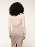 Oversize angora blend turtleneck sweater with stone embroidery image number 1
