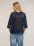 Bluse aus Georgette mit Ajour&eacute;-Stickereien image number 1