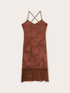 Etuikleid aus Jacquard-Satin mit Spitze image number 4
