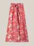 Floral patterned palazzo trousers image number 3