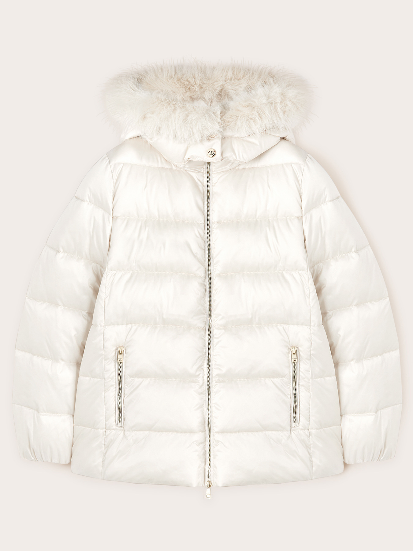 Piumino corto con cappuccio image number 4