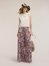 Coated fabric top with sangallo effect image number 2