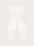 Cropped trousers with frayed hems image number 3