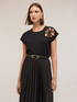 T-shirt with floral cut-out image number 3