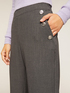 Pantalon fluide avec d&eacute;tail de boutons image number 2