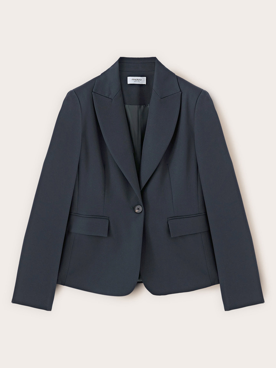 Einreihiger Blazer mit Revers
