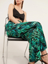 Palazzo trousers with jungle pattern image number 2