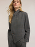 Cropped checked blazer image number 3