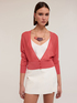 Cardigan in maglia fine lurex image number 2
