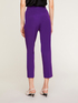 Solid colour regular leg trousers image number 1