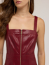 Kleid mit Bahnen aus beschichtetem Stoff image number 3