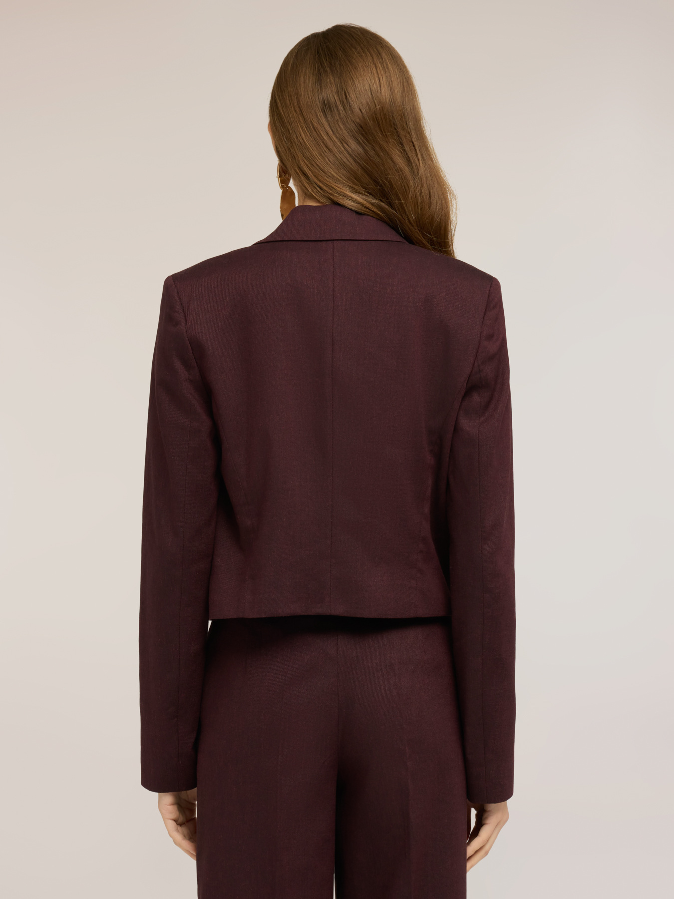 Kurze Jacke aus Leinenmischung image number 0