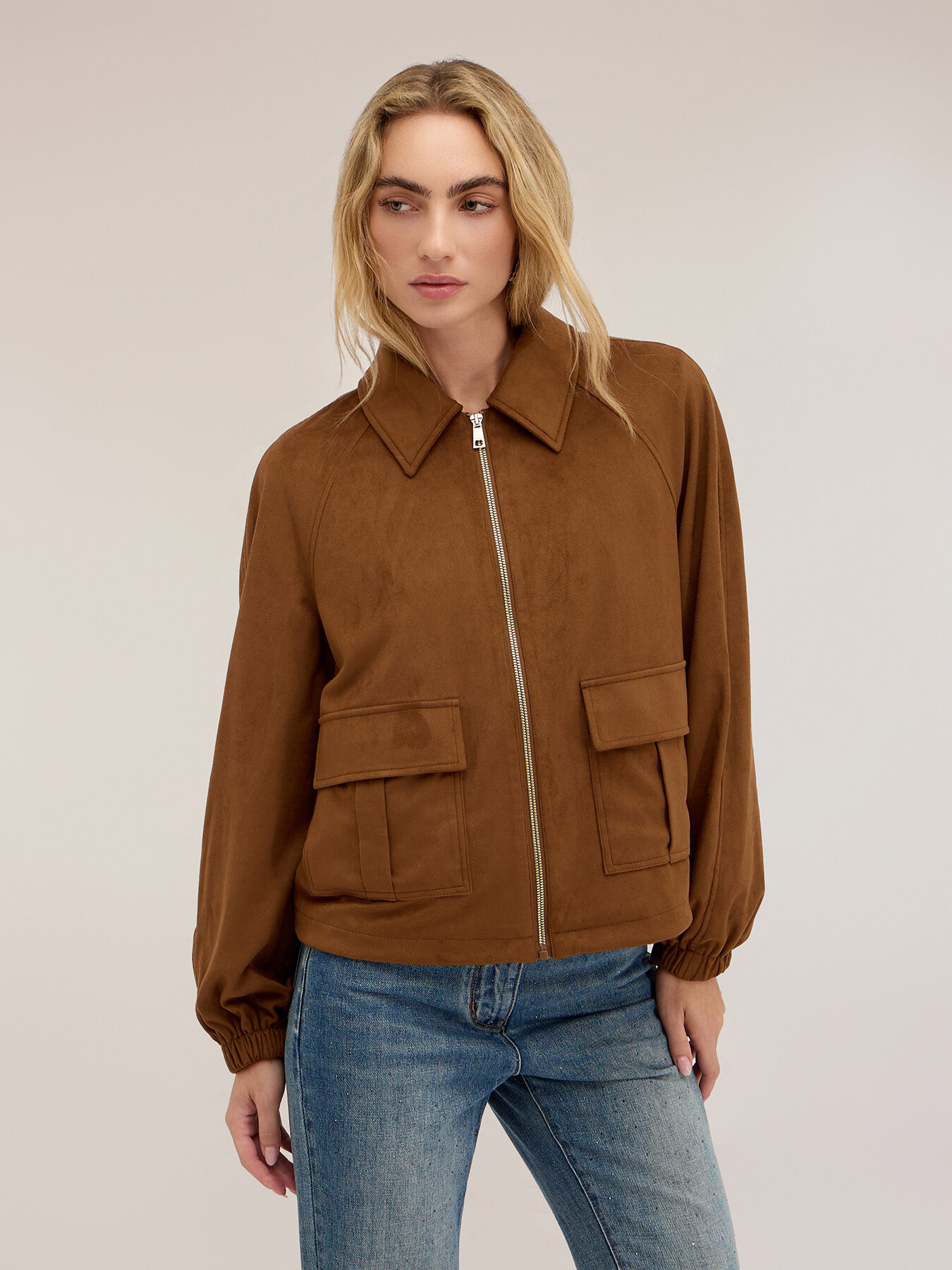 Jacket with raglan sleeves image number 0